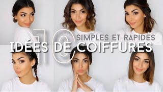 💁🏻‍♀️ 10 IDEES DE COIFFURE sur CHEVEUX COURTS Simples et Rapides  Lisa Ngo [upl. by Sirroned]