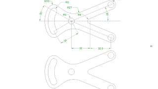 AutoCAD 2016 2D  Exercise 11 [upl. by Ahsiniuq275]