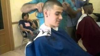 Beatiful haircut shaven head [upl. by Aneala]