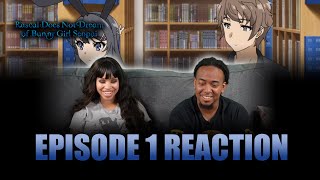 My Senpai is a Bunny Girl  Rascal Does Not Dream of Bunny Girl Senpai Ep 1 Reaction [upl. by Muhcon]