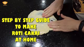 Roti canai recipe easy simple amp delicious  Complete Step By Step Home made recipe [upl. by Jaine]