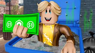 A DOLLAR Made Him RICH A Roblox Movie [upl. by Gereron894]