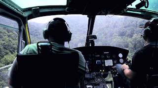 UH1 Huey Helicopter Military Approach and Landing [upl. by Ylagam]