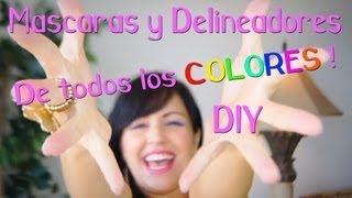 Como Tener Mascara de Pestañas y Delineadores de Todos los Colores sin Comprarlos [upl. by Aowda849]