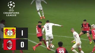 Bayer Leverkusen vs AC Milan 10  Highlights amp Goals  Champions League 2425 [upl. by Aicen]