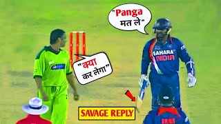 Instant Sledging Reply in Cricket  India vs Pakistan [upl. by Hgielah401]