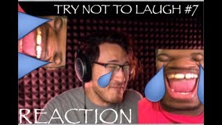 Markipliers Try not to laugh challenge7 REACTION VIDEO [upl. by Ocirred]