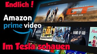 Prime Video im Tesla Model 3Y  so gehts [upl. by Aleit]