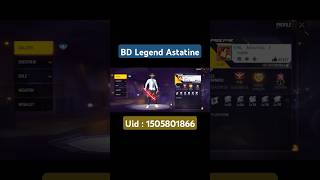 BD Legend Astatine FF  Id Reaction  freefire astatine [upl. by Hy]