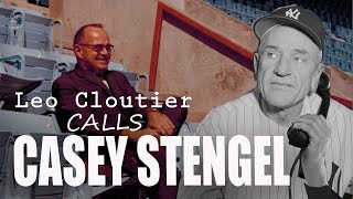 Casey Stengel on the phone w Leo Cloutier  1958 [upl. by Llimaj]