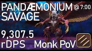 【FFXIV】P4s Hesperos II Clear  700 Monk PoV 93075 rDPS [upl. by Nahshu]