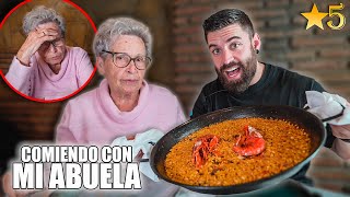 COMIENDO con MI ABUELA en EL MEJOR RESTAURANTE de MI BARRIO de MÁLAGA [upl. by Morita128]