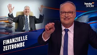 Zu viele Pensionszahlungen Bricht Deutschlands BeamtenSystem zusammen  heuteshow vom 22092023 [upl. by Rosenfeld]