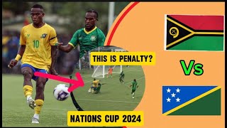 Solomon Island Vs Vanuatu OFC Nations Cup 2024 [upl. by Nosnibor]