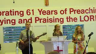 The Rogers Family singing at Taylorsville Baptist Camp Meeting June 27 2024 [upl. by Aihsercal]