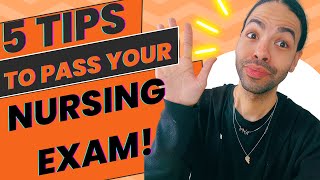 5 TIPS To PASS NURSING SCHOOL EXAMS [upl. by Daven]