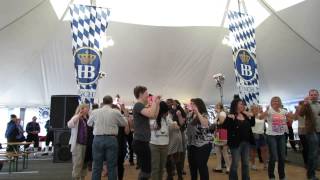 The Chicken Dance at 2014 Leavenworth Oktoberfest [upl. by Ayhay]