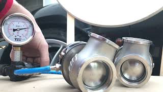 Vérification tarage ressort wastegate pour turbo avec un compresseur [upl. by Iviv662]