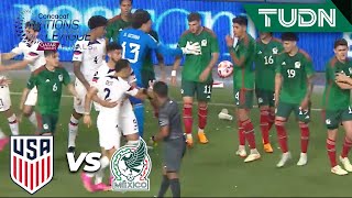 ¡DEST cachetea a ARTEAGA  Estados Unidos 30 México  CONCACAF Nations League  Semis  TUDN [upl. by Aleacim]