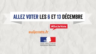 Elections régionales  Oui Je Vote [upl. by Derfiniw]