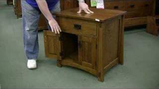 Amish Wood Night Stand [upl. by Kcirred]