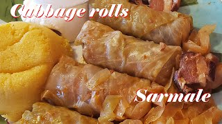 Sarmale in foi de varza murata  Cabbage rolls [upl. by Elyod]