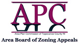 Tippecanoe County Indiana Area Board of Zoning Appeals 2024 12 04 [upl. by Llerreg]