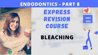 endodontics  bleaching of teeth [upl. by Aigil]