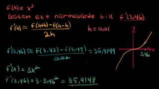 Grafisk och numerisk derivering Matte 3 [upl. by Edrahc]