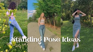 Fun Standing Poses  50 Standing Poses  Ideas For Girls Standing Poses Easy and Simple Poses [upl. by Mcclure510]