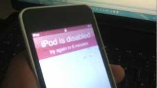 How to reset iPod Touch password if youve forgotten or lost it  Fix iPod Disabled message [upl. by Pompei]