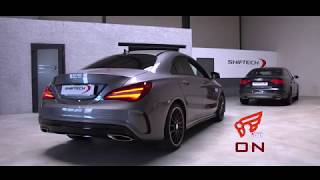 Mercedes CLA 180 with IPE Exhaust Innotech Performance Exhaust Catback powered by ShifTech [upl. by Ynohtnaeoj]