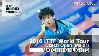 2016 Czech Open Highlights Yuto Muramatsu vs Stephane Ouaiche Final [upl. by Sieber998]