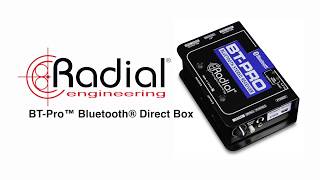 Radial Engineering BTPRO Bluetooth Direct Box [upl. by Syst]