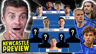 THIS CHELSEA XI CAN DESTROY NEWCASTLE 😱  NEWCASTLE vs CHELSEA PREVIEW [upl. by Ahsilem]