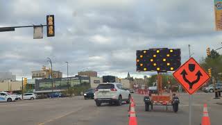 Driving Diary  May 17 2024  Up and Down Downtown Saskatoon CanadaConnections [upl. by Mychal]