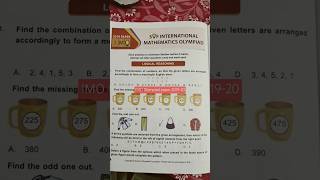 IMO SOF International Mathematica Olympiad paper 201920SETA  class 4th   viral shorts [upl. by Ruenhs]