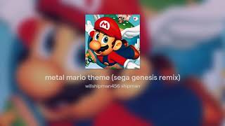 metal mario theme sega genesis remix [upl. by Kenwee216]