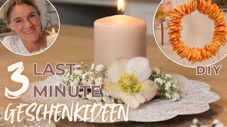 DIY  3 LAST MINUTE GESCHENKSIDEEN die ERSTAUNEN lassen [upl. by Hibbitts]