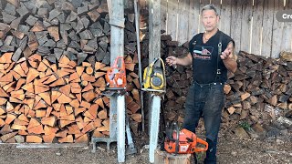 The Easiest way to start a chainsaw [upl. by Ettore244]