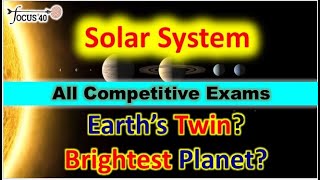 Solar System Facts  Brightest Planet  Static GK  Competitive Exams  GK Tricks  SSC  RRB [upl. by Zicarelli]