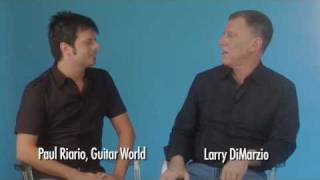 Guitar Worlds Paul Riario talks with Larry DiMarzio [upl. by Yeltnerb]