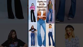 How to style Bootcut jeans howtostyle outfits bootcutjeans shorts [upl. by Lamson281]