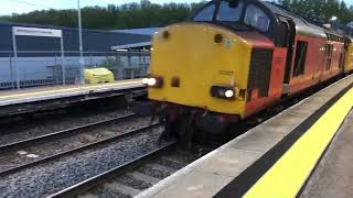 37607 tnt 37610 1Q90 1515 Derby R T C Network Rail Ferme Park Recp [upl. by Aseretairam]