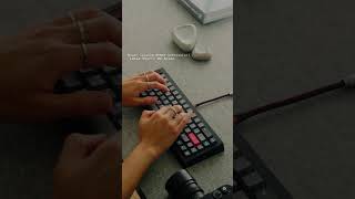 MKBHD Custom Luxury Keyboard Typing Test ASMR shorts mechanicalkeyboard [upl. by Vivie]