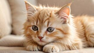 Adorable Sleepy Kittens Purring amp Relaxing Music Ultimate cute cat Compilation for Stress Relief [upl. by Mariana522]