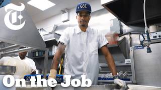 A Day With a Dishwasher at a Top NYC Restaurant  On the Job  Priya Krishna  NYT Cooking [upl. by Yregerg889]