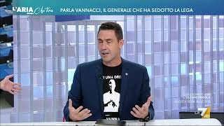 Parenzo incalza Vannacci quotHa una camicia neraquot La risposta del generale [upl. by Auqinom]