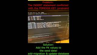 Solved  The INSERT statement conflicted with the FOREIGN KEY constraint [upl. by Nnaaihtnyc]