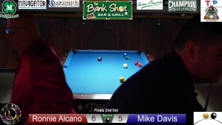 Ronnie Alcano Vs Mike Davis  Finals  2018 MD 8 Ball Championship [upl. by Elyag438]